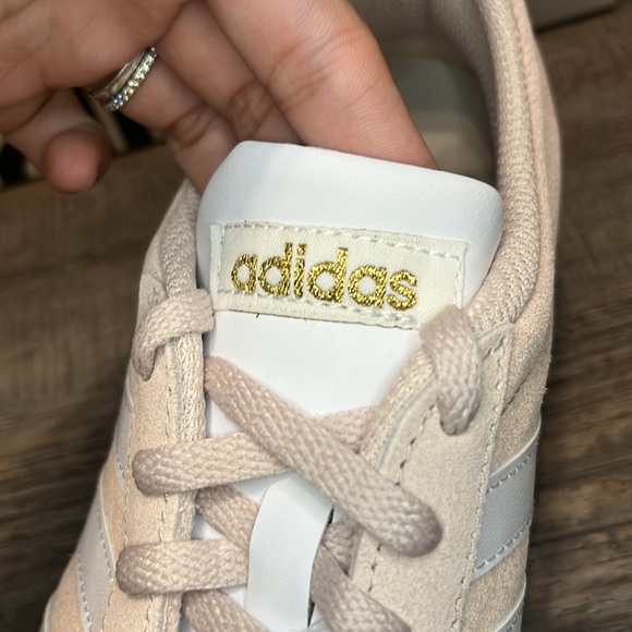 NWT Adidas Adidas VL Court 2.0 Women's Shoes - Light Pink - H06114 - Picture 8 of 11